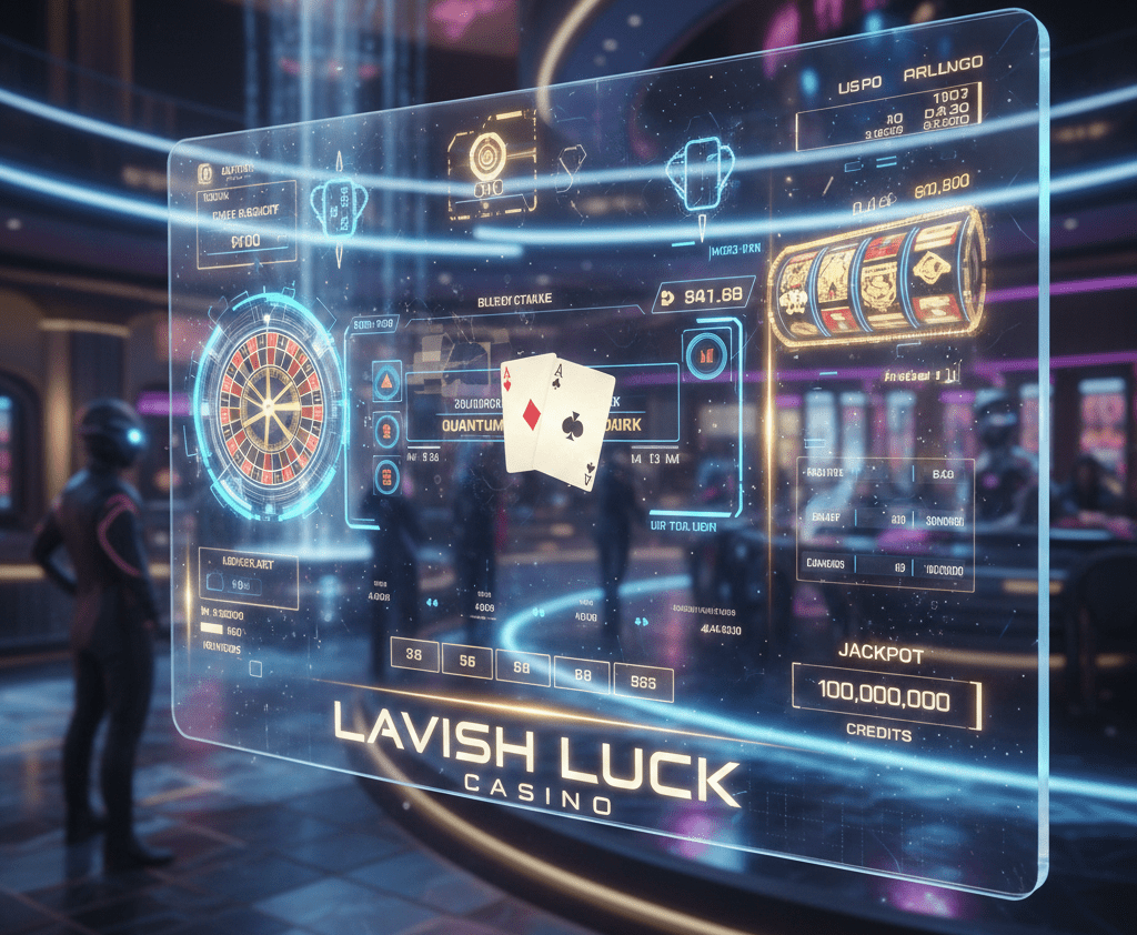 Lavish Luck Casino online games and live casino interface