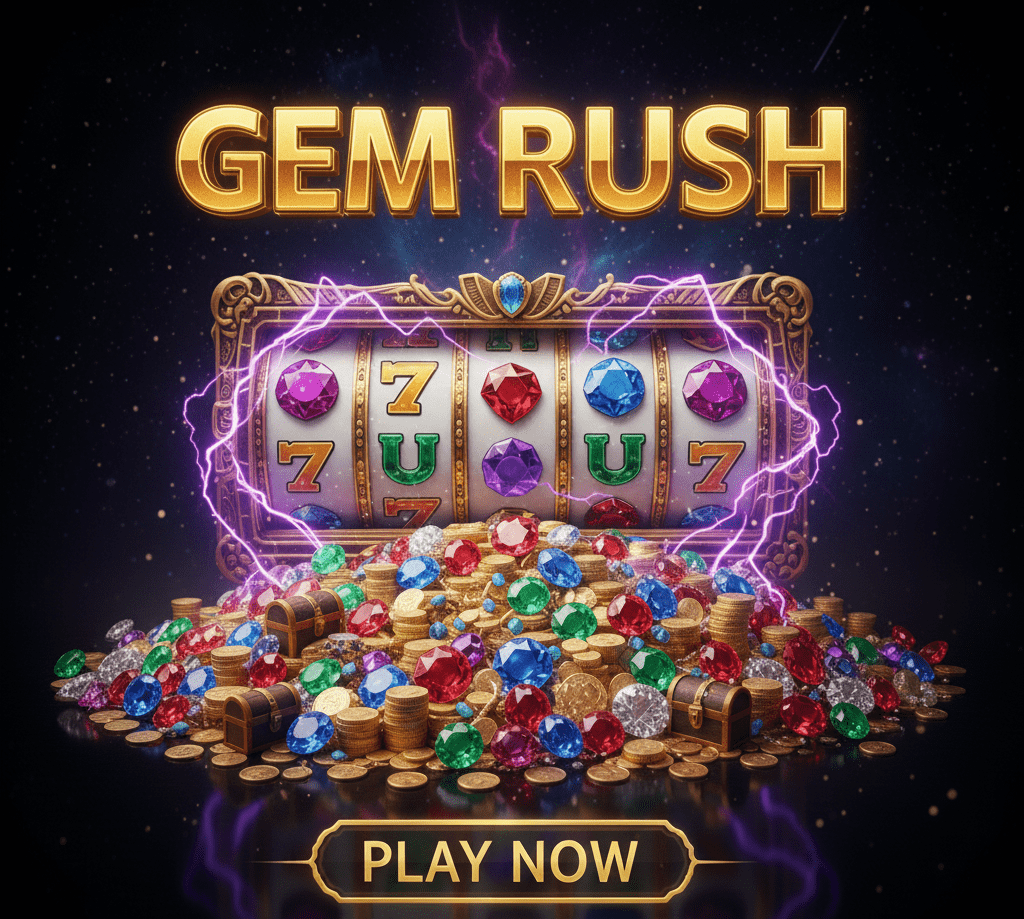 Play Gem Rush Slot Game at Lavish Luck Casino